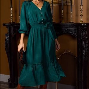 Jewel green dress